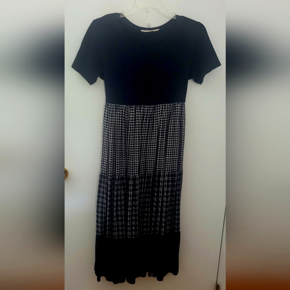 Black Buffalo Plaid Dress